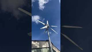 Vevor wind turbine 500w test windmill [upl. by Nosreme]