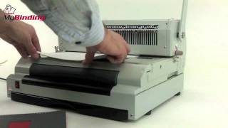 Akiles CoilMac ECI Oval Hole Coil Binding Machine Demo [upl. by Nirda]