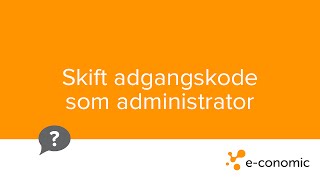 Skift adgangskode som administrator [upl. by Ikik]