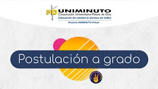 ¿Cómo realizar mi postulación a grado [upl. by Syla]