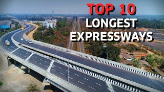 Top 10 Longest Expressways in India [upl. by Veradis930]