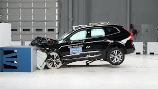 2023 Volvo XC60 updated moderate overlap IIHS crash test [upl. by Annoyed]