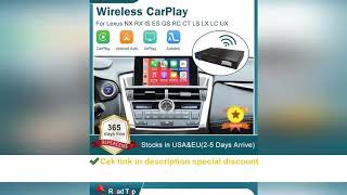 Wireless CarPlay for Lexus NX RX IS ES GS RC CT LS LX LC UX 20142019 with Andr [upl. by Acnalb]