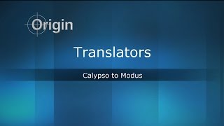 Origin Calypso to Modus Translator [upl. by Robert]