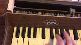 Melodic minor keyboard piano in the key of a minor or C lydian augmented [upl. by Frear170]