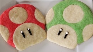 Super Mario Cookies  QUAKE N BAKE [upl. by Amata292]