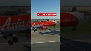 A330 butter landing  flightsim plane airplane [upl. by Alyhs]