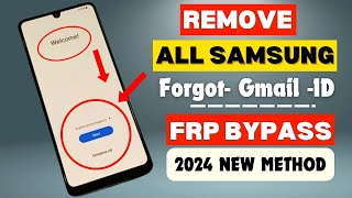 Samsung FRP Bypass 2024 All Android 14131211 BY New Trick 1 Click Remove Latest Security Patch [upl. by Ardekahs608]