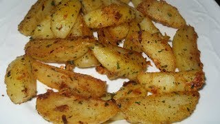 Potato Wedges  Cafe Style Instant Crispy amp Fluffy Recipe  CookingShooking [upl. by Sheffy206]