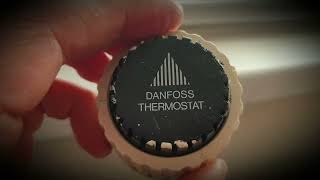 Danfoss Radiator Thermostat TRV removal [upl. by Assecnirp]