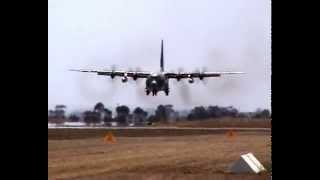 RNZAF C130 Hercules Landing [upl. by Jameson]