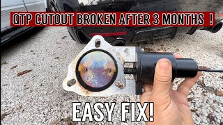 How to repair your QTP Electric Exhaust Cutout Valve [upl. by Gilles]