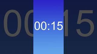 25 Second Timer With Alarm  Alarmlı 25 Saniye Zamanlayıcı timer music audio countdown 25second [upl. by Aneis]