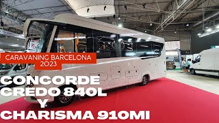 Caravaning Barcelona 2023  Concorde  Concorde Credo 840L  Concorde Charisma 910MI motorhomes [upl. by Ylloh]