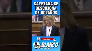 CAYETANA SE DESCOJONA DE FELIX BOLAÑOS shorts cayetanaalvarezdetoledo vox abascal felixbolaños [upl. by Nnylsia]