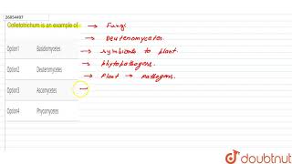 Colletotrichum is an example of [upl. by Lansing]