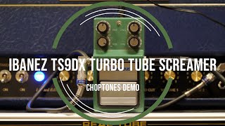 Ibanez TS9DX Turbo Tube Screamer  Playthrough Demo [upl. by Eibocaj]