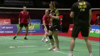 QF  XD  CADCOCKIBANKIER vs JIAMING TTIAN Q  Yonex BWF World Champs 11 [upl. by Ecydnac]