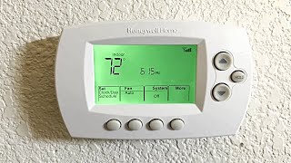 WiFi Thermostat Install with Missing C Wire Solution  Honeywell RTH6580WF [upl. by Atkinson]