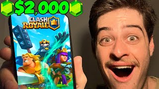 I Spent 2000 Beating Clash Royale [upl. by Llirret203]