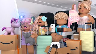 THE BEGINNING OF THE NEW PEACH FAMILY ROLEPLAY… MOVING TO BLOXBURG Bloxburg Family Roleplay [upl. by Nnaitsirk]