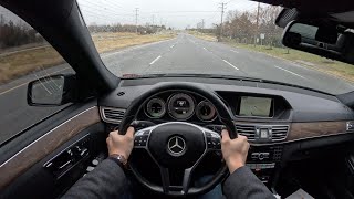 2015 Mercedes E350 4MATIC  POV Test Drive  060 [upl. by Onyx546]