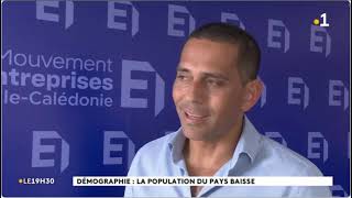 20230920 TV NC La1ère Baisse de la population en NouvelleCalédonie  les conséquences économiques [upl. by Ursola]