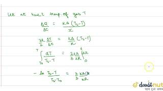 monatomic ideal gas is contained in a rigid container of volume V with walls of totsl inner surface [upl. by Riegel]