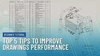 Top 5 Tips to Improve SOLIDWORKS Drawings Performance [upl. by Otsirc]