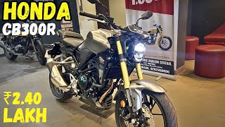 All new Honda CB300 R 🔥🔥2024 ₹240 lakh walkaround amp Review Hindi [upl. by Yokum57]