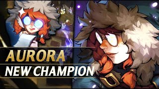 AURORA NEW CHAMPION LEAKED  League of Legends [upl. by Ellehcim]