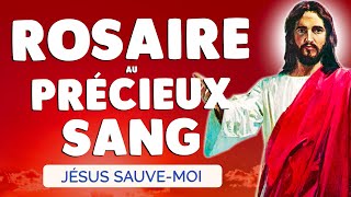 🙏 ROSAIRE au PRÉCIEUX SANG de JÉSUS CHRIST 🙏 Très PUISSANTE PRIÈRE [upl. by Klos]