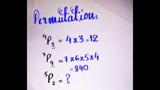 Permutations  Solve Permutations Permutation Math Permutation How To Solve shorts shortsfeed [upl. by Olegnad733]