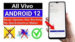 All Vivo ANDROID 12  FRP BYPASS No Set Screen LockNo Reset Options✅ No PC Required [upl. by Cerell243]