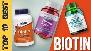 10 Best Biotin for Hair and Maximum Strength With Price  Top 10 Biotin for Hair [upl. by Eisteb]