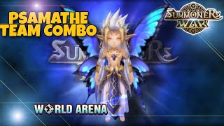 Psamathe Team Combo in World Arena Ep 2  Summoners War [upl. by Gallard]