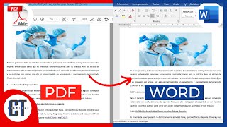 Como ABRIR un PDF en WORD [upl. by Annuaerb795]