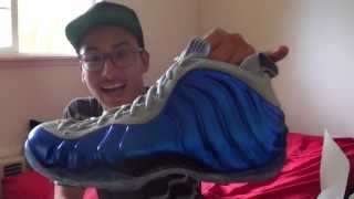 Nike Air Foamposite quotSport Royalquot On Feet Review [upl. by Rasla]