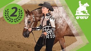 Yara Deeb  Finale Showmanship at Halter  EWU German Open 2017 [upl. by Ardnajela]