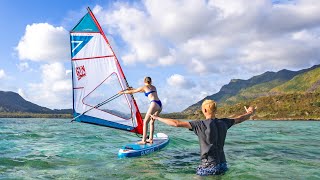 WindSUP Set  Windsurfing amp Stand Up Paddling in one [upl. by Maressa]