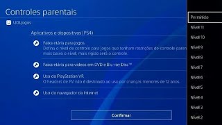 Como Verificar o Controle Paternal de Um Jogo Instalado No PS4 e o Que Significa Cada Nível [upl. by Celie]