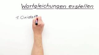 WORTGLEICHUNGEN ERSTELLEN  Chemie  Modelle Formeln und Konzepte [upl. by Leandra]