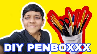 Oru DIY Pen box Dont buy a new Pen Box from the Market Tryyyy Thisss Athul Tom 20 [upl. by Cini438]