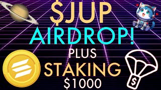 Jupiter JUP Airdrop amp Staking Rewards Complete Guide 2024 [upl. by Barde]