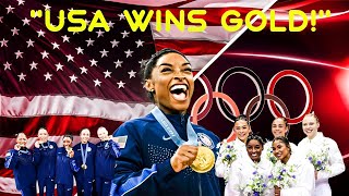 quotSimone Biles Makes History Team USA Wins Gold at Paris 2024quot [upl. by Nosned]