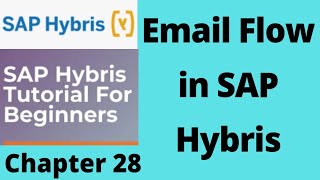 hybris email flow  hybris email process  sap hybris emailsap hybris tutorial for beginnersPart28 [upl. by Budd]