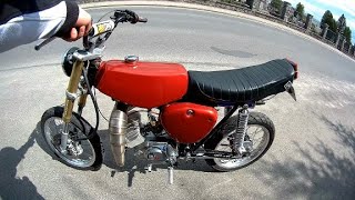 SIMSON S85 NO MUSIC Onboard ONLY SOUND Engine POLSKA CHYLORACING [upl. by Eicnarf]