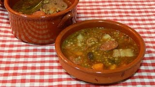 Receta fácil de lentejas estofadas [upl. by Godewyn]