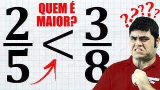 😎 QUEM É O MAIOR 25 ou 38 Você Consegue Resolver 3 Maneiras de Comparar Frações 💪🏻 [upl. by Virgil22]