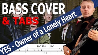 YES  Owner of a Lonely Heart Bass Cover  TABS [upl. by Brie]